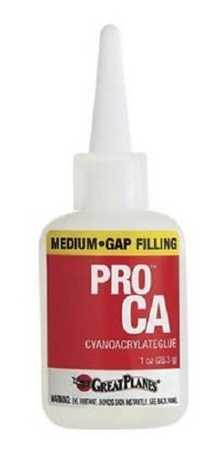 Pegamento Cyanocrilato Medium Greatplanes 1 Oz Modelismo
