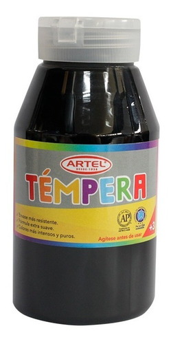 Frasco Tempera Artel 250ml - Todos Los Colores