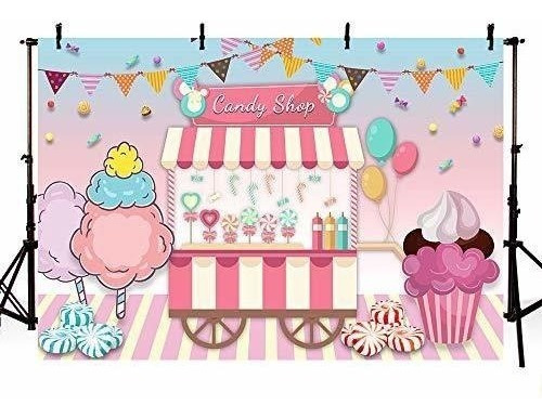 Mehofoto 7 X 5 Pies Candy Shop Candyland Girl Fiesta De...