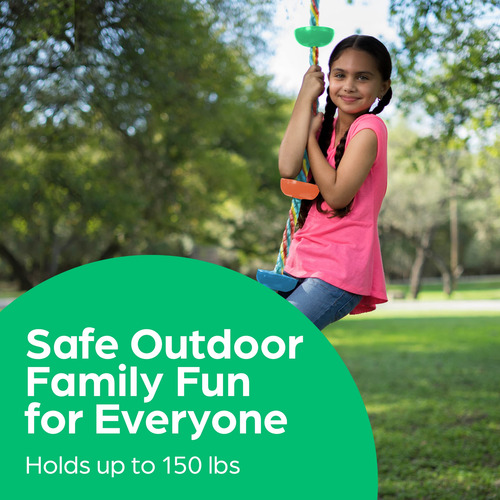 Columpio De Cuerda Resistente Multicolor Para Niños