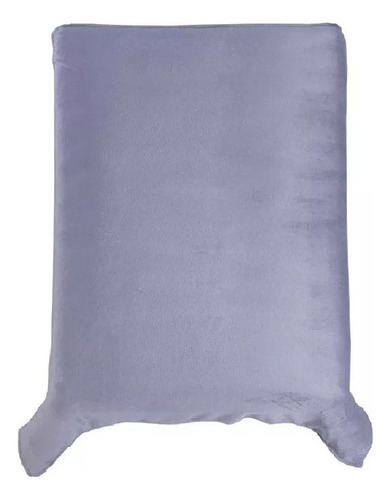Cobertor Ultrasuave Gris King Size Poliéster Suave Concord Diseño De La Tela Liso