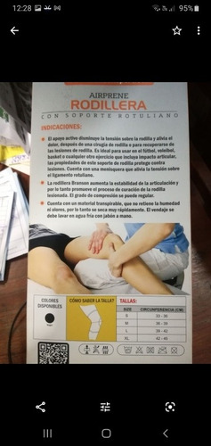 Rodillera Premium Con Soporte Estabilizadora De Rotula