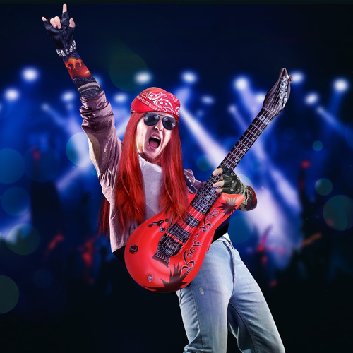 Accesorios Para Disfraz De De Rockero De Los 70s 80s 90s 7