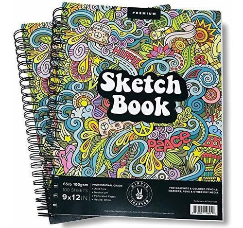 Cuadernos - 2pk Sketch Book And Drawing Pad Premium Drawing 