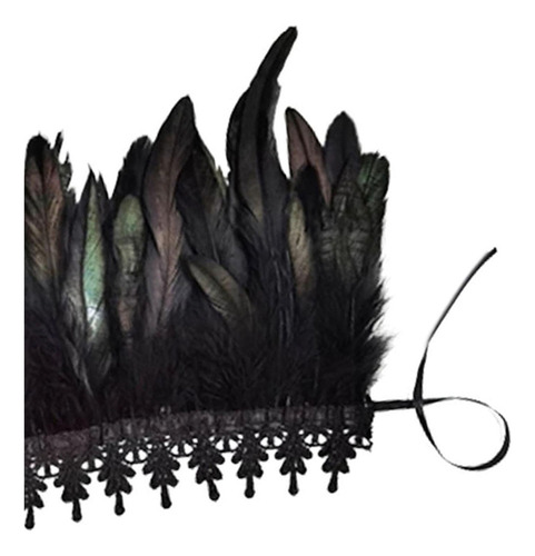 2 Gargantilla De Plumas Góticas, Capa Para El Hombro, Chal