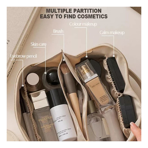 Monedero Con Bolsa De Cosméticos De Gran Capacidad Con