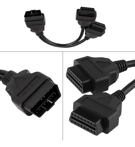 Adaptador De Divisor En Y Obd2 Obdii Macho A Doble Hembra