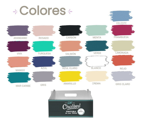 Pintura A La Tiza Chalked Efecto Vintage - 1 Lt