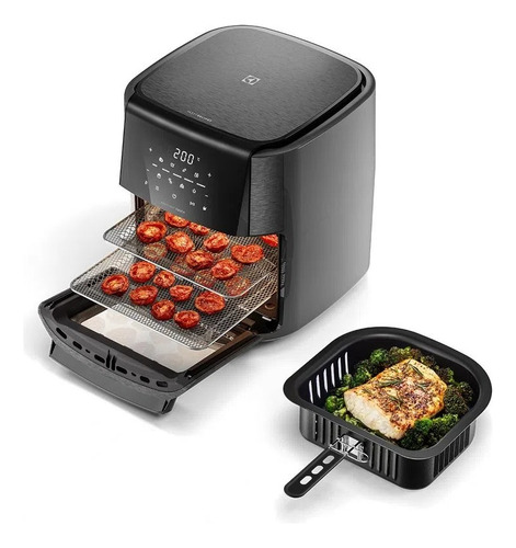 Air Fryer Electrolux Rita Lobo Eaf90 Grafite 12l 110v Grafite
