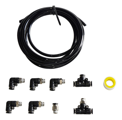 Turbo Wastegate Solenoid Black Vacuum Fitting Kit Fácil De