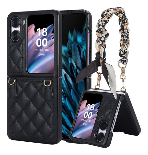 Funda De Piel Para Oppo Anti-drop N2flip