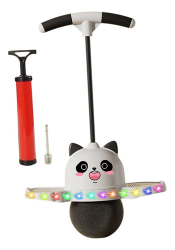 . Bola De Pogo Em Formato De Panda Com Alça, Bola Quicando