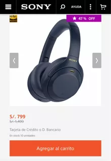 Audífonos Noise Cancelling Con Bluetooth Wh-1000xm4