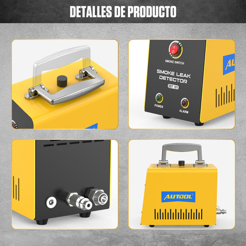 . Autool Sdt101 Localizador De Fugas De Humo Evap Automotriz