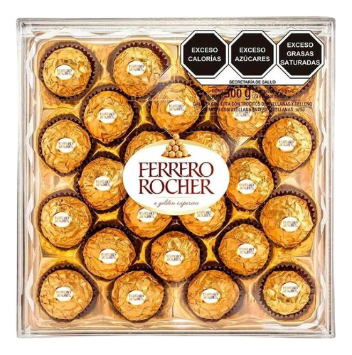 Chocolates Ferrero Rocher Pack 48 Piezas 600g