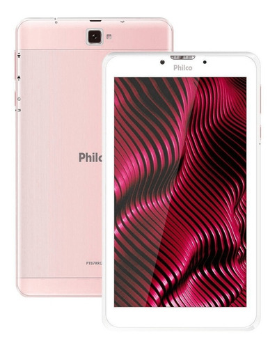 Tablet Philco Ptb7rrg 16gb Tela 7'' Android 9 Bluetooth Wifi Cor Rosa-claro