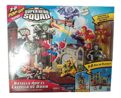 Batalla Por El Castillo Doom Super Hero Squad Iron Man