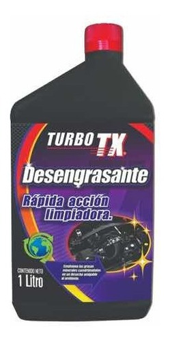 Desengrasante Rapida Accion Turbo Tx Litro