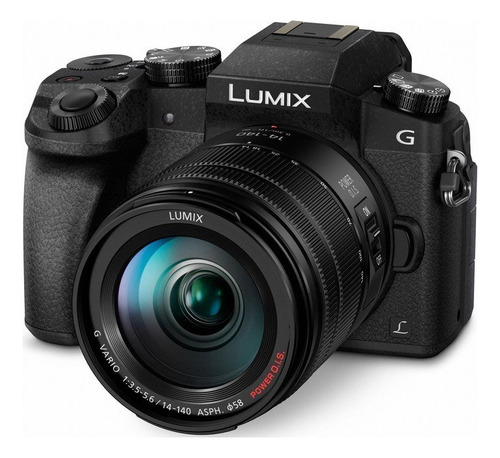 Panasonic Lumix G7 Kit DMC-G7W sin espejo color negro
