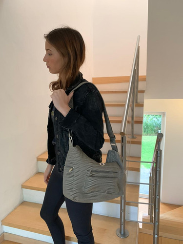Imagen 3 de 5 de Bolsa Sundar Martina Originales Crossbody Beige