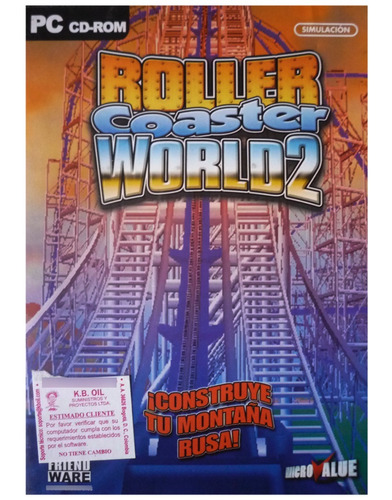 Roller Coaster World 2 -nuevo- Físico - Pc Game