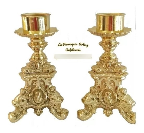 4 Candelero Barroco 25 Cm.