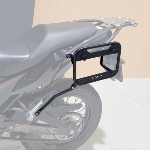 Kit Top Case Alumínio Prata Kawasaki Versys 300 + Suporte