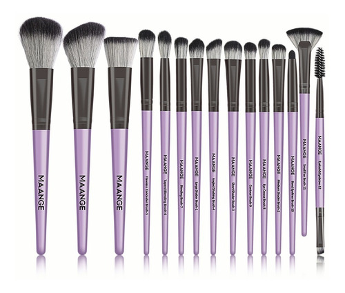 Brochas De Maquillaje 15 Pcs Set De Brochas Para Maquillaje