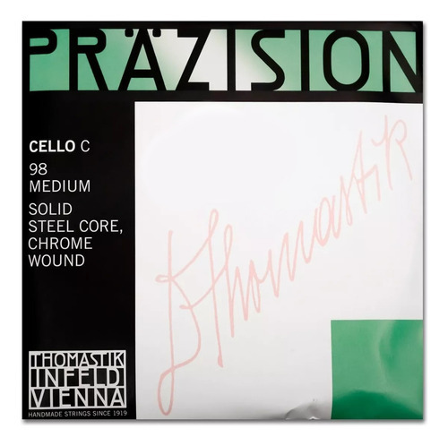 Corda Dó Avulsa Cello Thomastik Prazision Precision 98