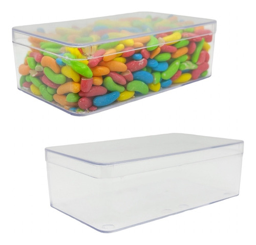 Caja Plastica Estuche Tarjetas Pastillero Con Tapa Pack X10