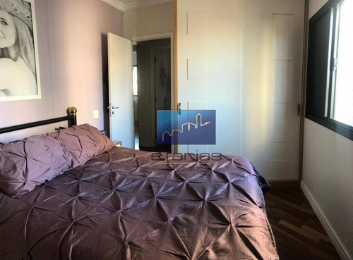 Apartamento Com 3 Dormitórios À Venda, 87 M² Por R$ 750.000,00 - Anália Franco - São Paulo/sp - Ap0638