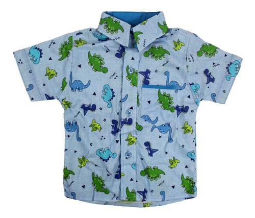 Camisa Para Niño Dinosaurio 2 Colores A Elegir Linea Premium