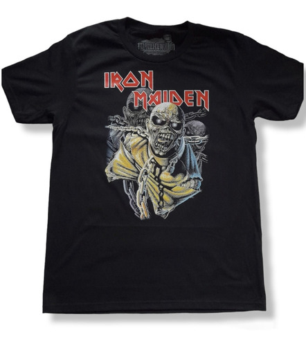 Camiseta Iron Maiden Piece Of Mind Rock Metal