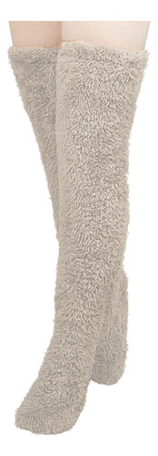 Calcetines High Fuzzy Creativos Para Cubrir La Rodilla, De F