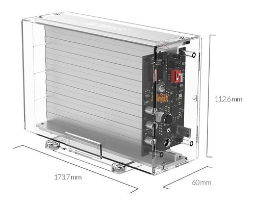 Case Dual 2 Hd Ou Ssd 3.5 Ou 2.5 Usb3.0 Com Raid Orico