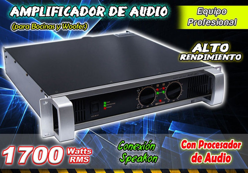 Imagen 10 de 10 de Amplificador Con Circuitería Yamaha 1700 W Rms Reales Xaris.