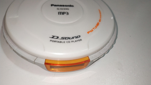 Discman Panasonic Sl-sv590 Con Mp3 Y Radio + Audífonos (Usado)