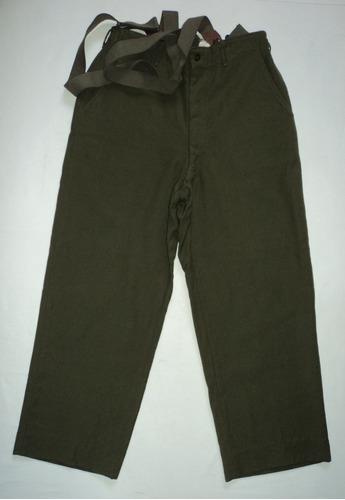 Pantalon Militar Vintage 50s Original Us Army Talla 34