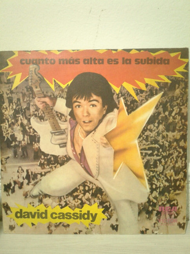 David Cassidy Cuanto Mas Alta Es La Subida 1975 Vinilo Lp