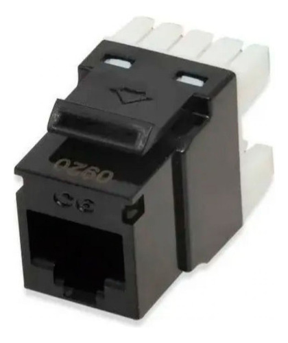 Jack Rj45 Cat 6 Hembra Furukawa 35030606 Gigalan Negro