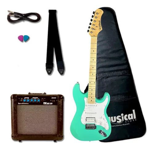 comprar Guitarra  Waldman St-211 Rb C Amp Cabo Corr 02 Palh Lx