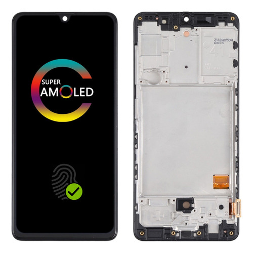 Pantalla Táctil Lcd Amoled Con Marco Para Samsung A41 A415f