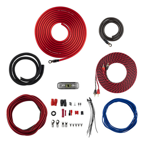 Ds18 Ak4 Kit Completo De Cableado De Instalacion De Amplific