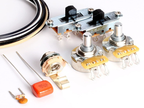 Toneleshaper Guitar Interruptors De Cableado Kit, Para Fende