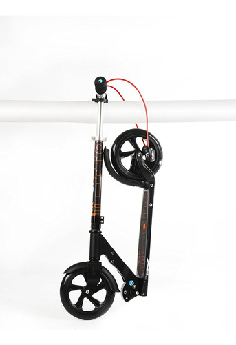 Monopatin Scooter Negro Micro Deluxe 3 Ruedas Diseño Suizo Black