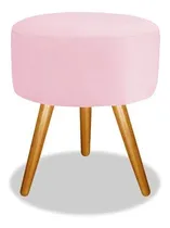 Comprar Puf Puff Suede Varias Cores Pé Palito 50cm De Altura P\u002F Sala