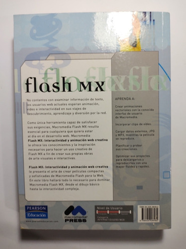 Macromedia Flash Mx , Derek Franklin (Usado)