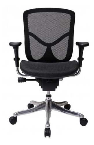 Silla Para Oficina Miura Con Estructura De Aluminio Pulido