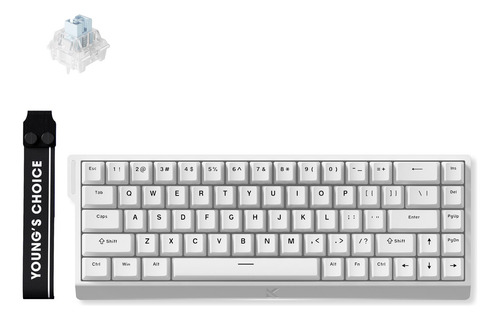 Teclado Rgb De Eje Magnético Para Juegos Mchose Ace 68, Inte