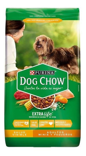 Dog Chow Salud Visible Adultos Minis Y Pequeños 8 Kg